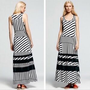 Peter Som The design Nation black white maxi dress Sz S